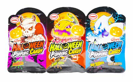 Halloween Poping candy 3-p 24st