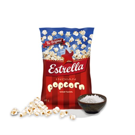 Indian popcorn naturell 65g 15st