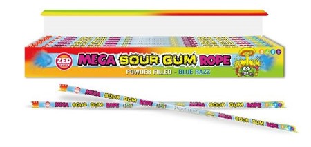 MEGA Sour gum rope 90cm 30st