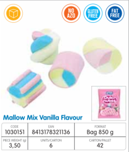 Marshmallows Mix bag 5,1kg (6x850g)