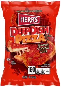 Herrs Curls Pizza Cheese 12st