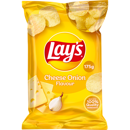 Lays Chips Cheese&Onion 175g 18st