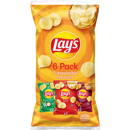 Lays Chips 6p 165g 14st