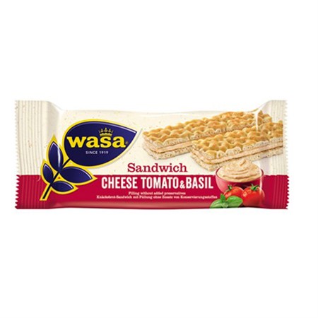 Wasa sandwich cheese, tomat & basil (röd) 24st