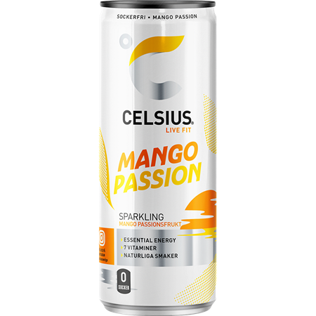 Celsius Mango Passion 355ml 24st