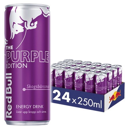 Red Bull Purple Skogsbär 25Cl 24St