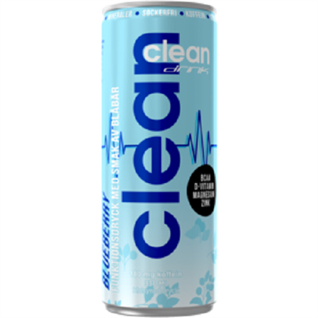 Clean Drink Blueberry 33Cl 24St