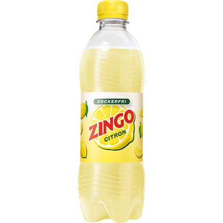 Zingo Citron Sockerfri 50cl 12st