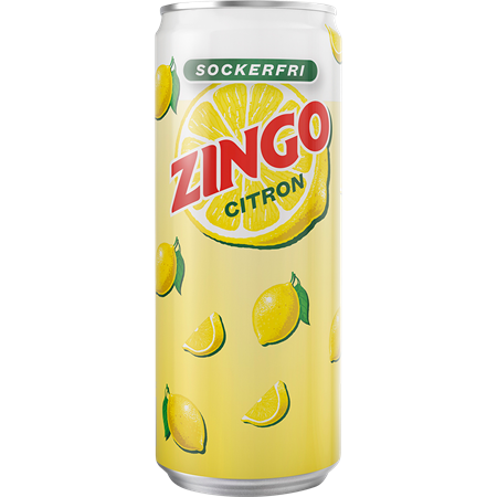 Zingo Citron Sockerfri 33cl 20st