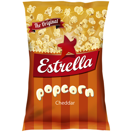 Estrella indian popcorn cheddar 80g 15st