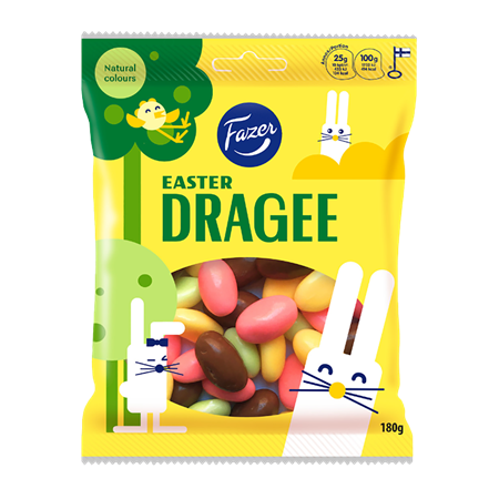 Fazer drage ägg 180g 18st