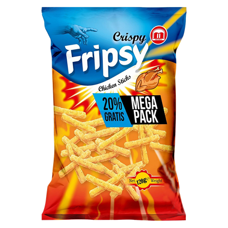 Fripsy Sticks Chicken 120g 12st