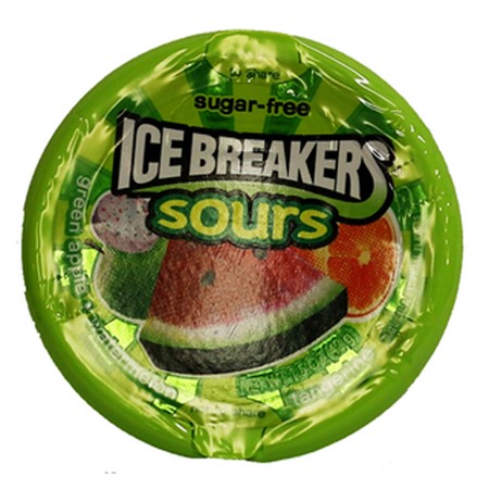 Ice breakers sour fruit 8st 43g