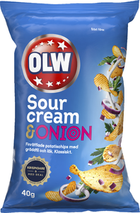 Olw Sourcream&Onion 40g 20st