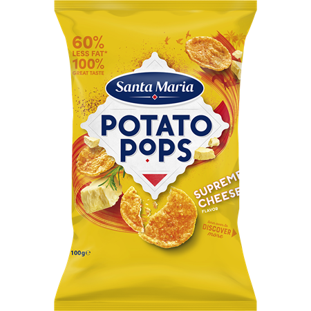 Potato Pops Supreme Cheese100g 10st