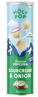 Holy Pop Sourcr&Onion 75g 12st