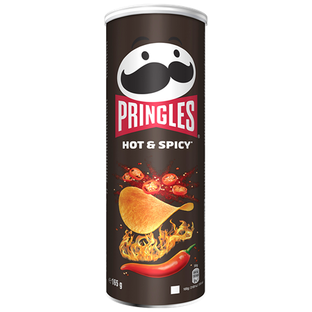 Pringles Hot & Spicy 165g 19st