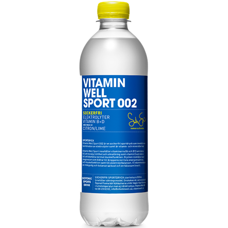 Vitamin Well Sport 002 s-fri 50cl 12st