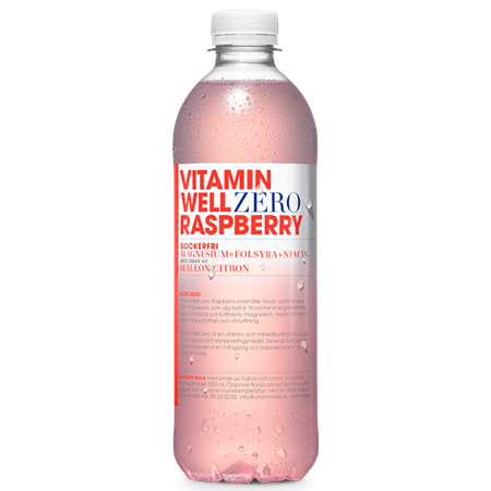 Vitamin Well Zero Raspberry 50cl 12St