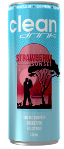 Clean Drink strawberry sunset 33Cl 24St