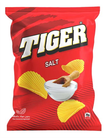 Tiger Chips Salt 70g 12st