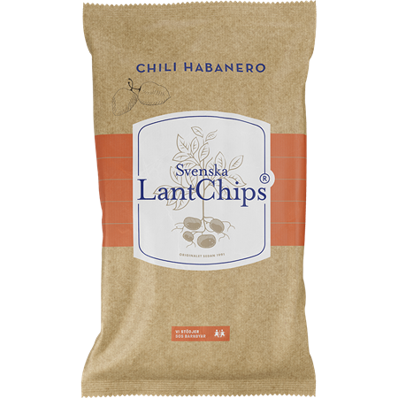 Lantchips Chili Habanero 200g 8st